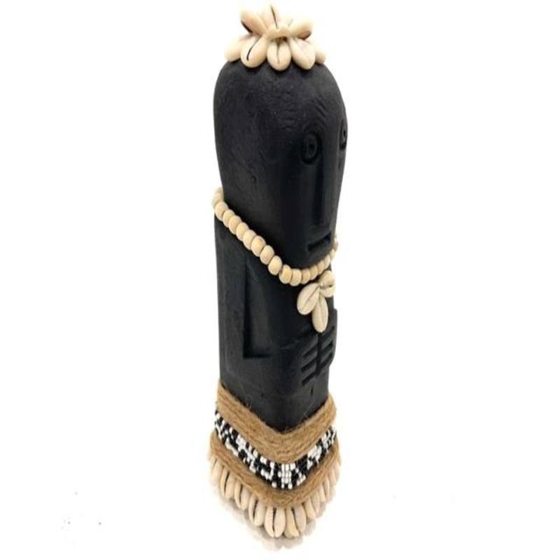 Statue stone /beads black (3963)