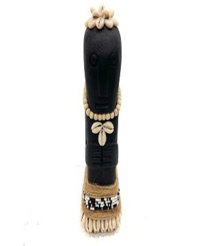 Statue stone /beads black (3963)