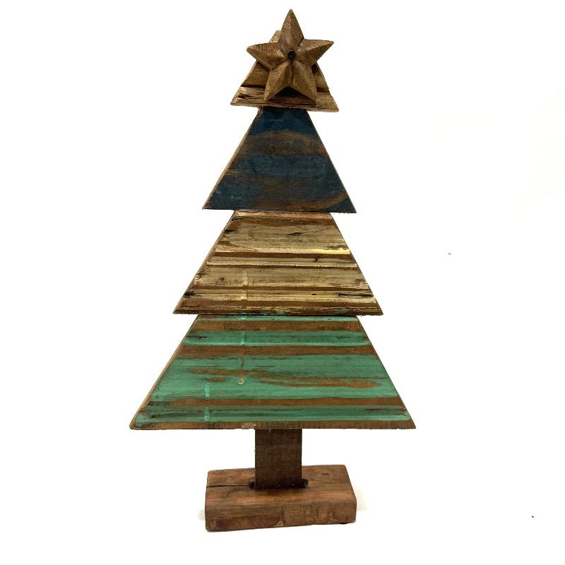 X-mas tree old wood S (3975)