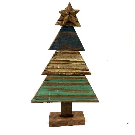 X-mas tree old wood S (3975)
