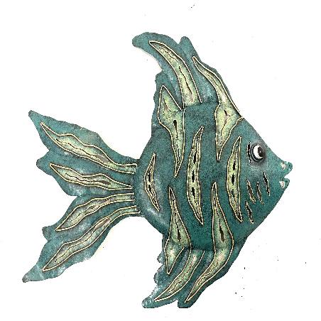 Fish walldeco blue (3995)
