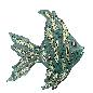 Fish walldeco blue (3995)