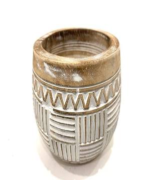 Pot carving 12x14cm (80020)