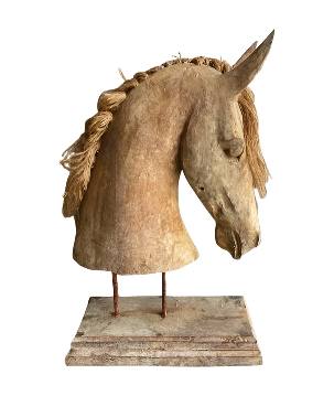 Horse head ant. H50cm (80058)