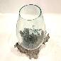 Glass on wood D25cm w.w. (80074)