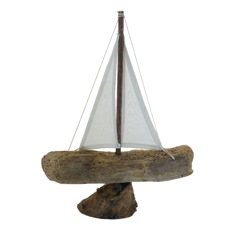 Boat driftwood, +/-25x H40cm (7833)