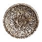Plate carved D50cm (80082)