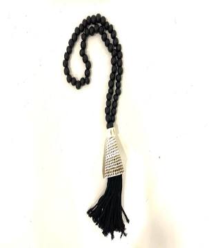Chain beads olon black (80093)