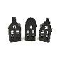 Small house f. candle 9x6H15cm (80137)