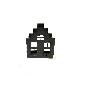 Small house f. candle 9x6H15cm (80137)