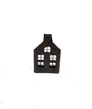 Small house f. candle 9x6H15cm (80137)