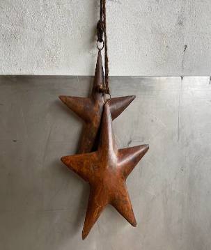 Star rusty L 19x19cm (80160)
