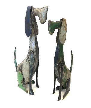 Iron Dog L 27x12H40cm (5349)