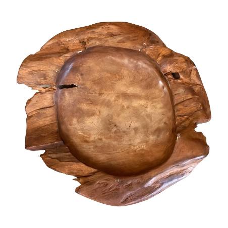 Bowl teak D60cm. (80188)