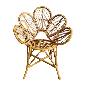 Chair rotan Flower (80195)