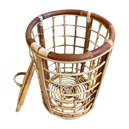 Laundry basket rotan  D40H60  (80199)