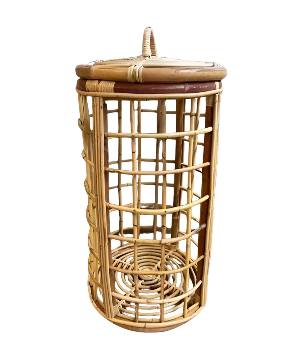 Laundry basket rotan  D40H60  (80199)