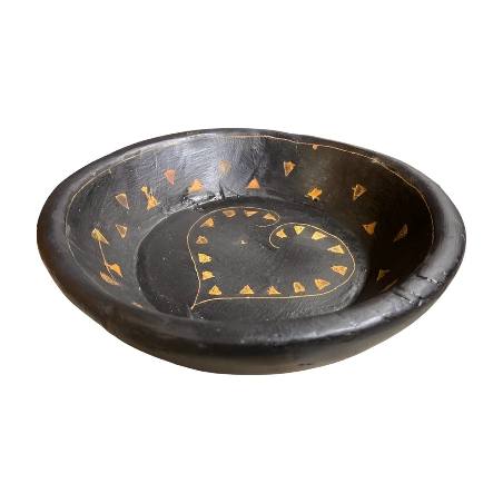 Bowl India black D30-40cm (80248)