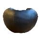 Pot teak black D30H20cm(80294)