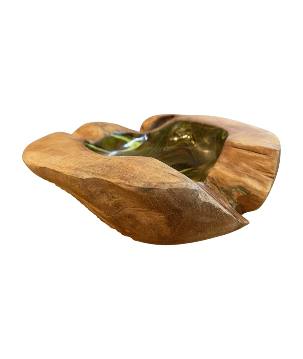 Bowl green marmer (80296)