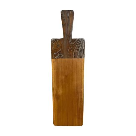 Cuttingboard teak marmer 70x20cm(803020