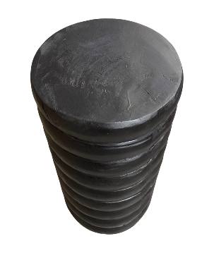 Table rib black D30H40cm(80313)