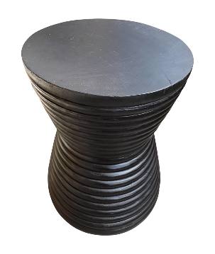 Table diabolo black D40H40cm(80315)
