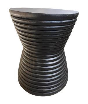 Table diabolo black D40H40cm(80315)