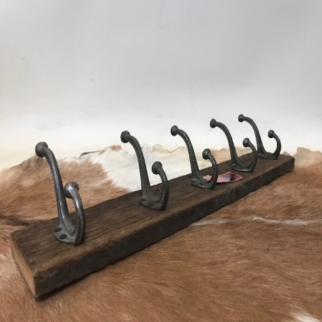 5-hook Railway wood (5485)