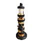 Lighthouse black 35cm.(80279)