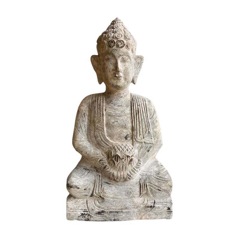 Buddha zit 40xH85cm.(80289)