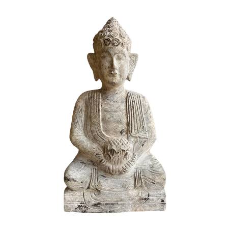 Buddha zit 40xH85cm.(80289)