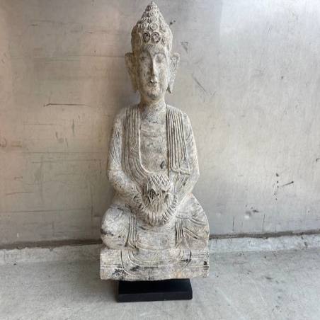 Buddha zit 40xH85cm.(80289)