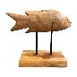 Fish teak Su 35x12H30cm(80337)