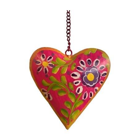 Heart flowers S 16x16cm (80325)