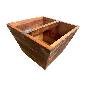Bucket old wood  (80351)