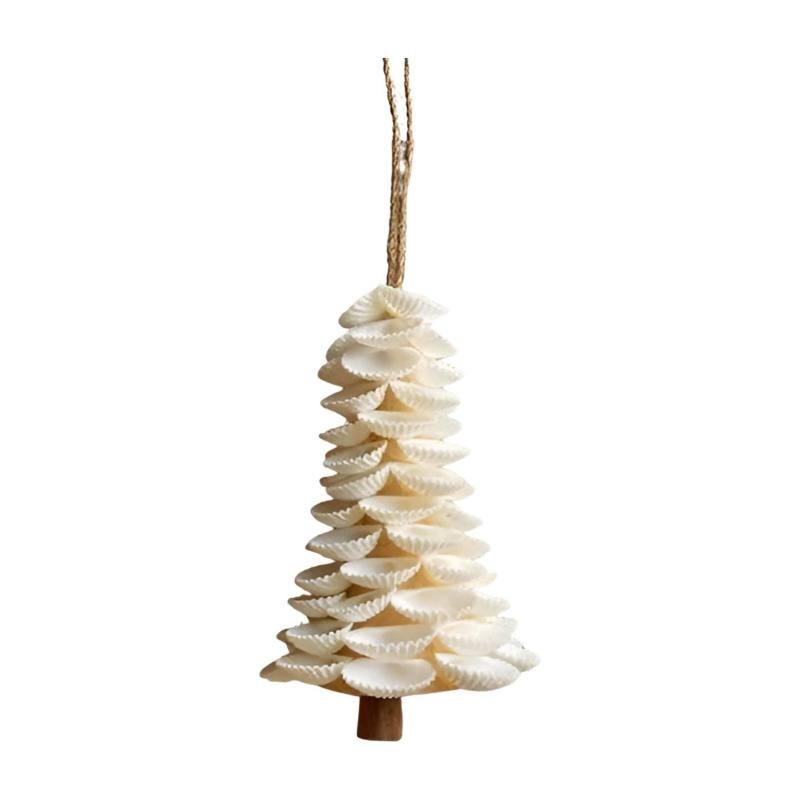 Tree hang shell round 12cm(80354)