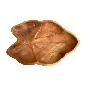 Teak tray leave 26x40 (80367)