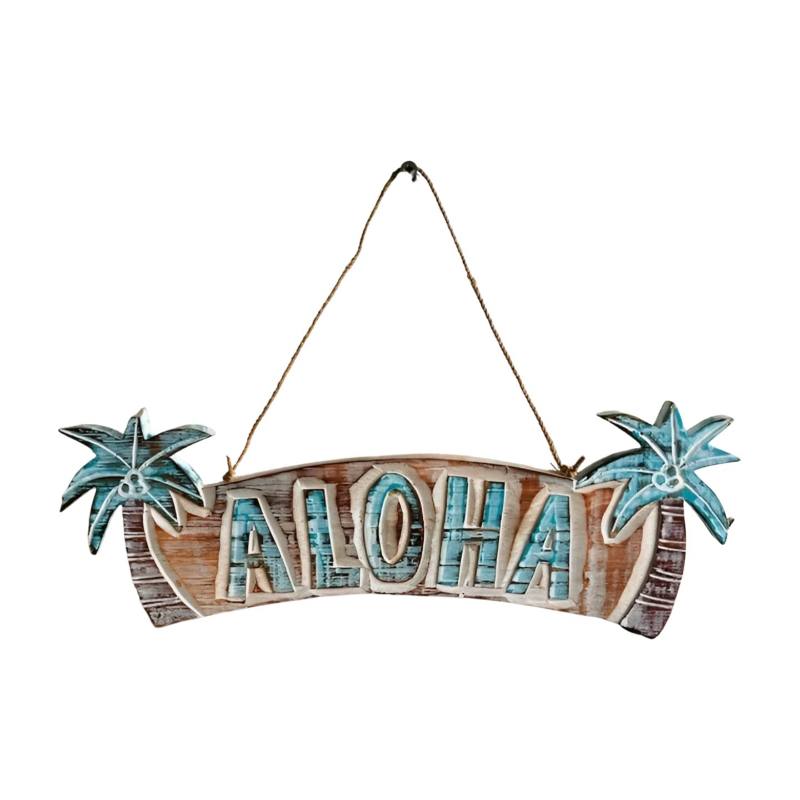 Aloha signboard 45H14cm(80393)