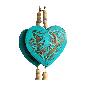 Heart slinger beads mix colours S/2 (80399)
