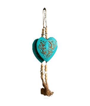 Heart slinger beads mix colours S/2 (80399)