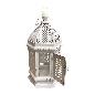 Lantern India white H52cm(80404)
