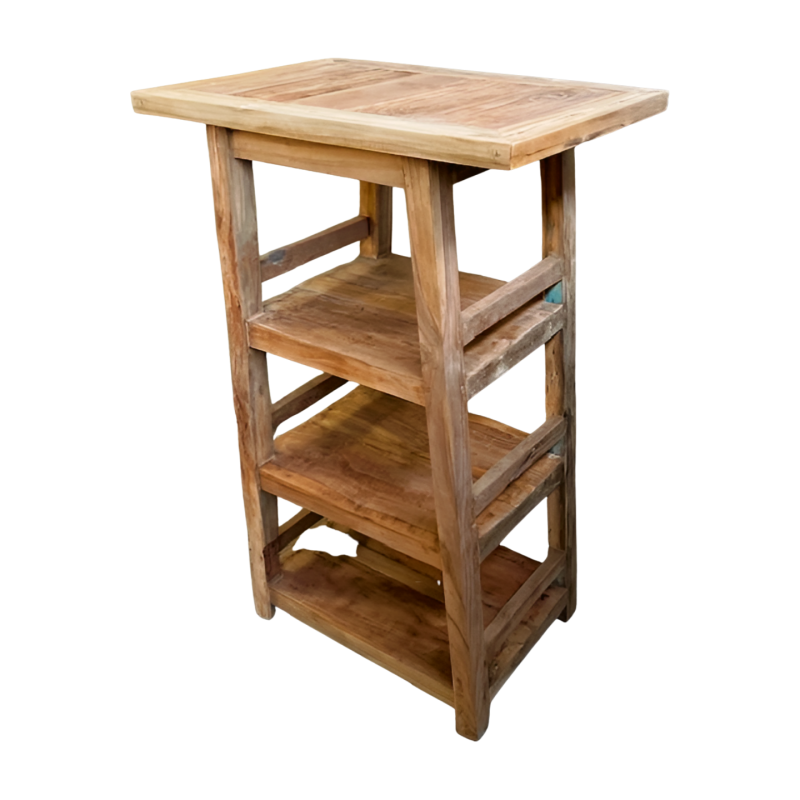 Rack teak 3-shelves