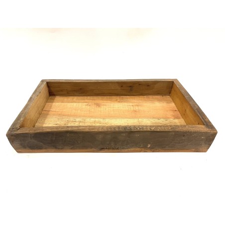Lade oud hout L 42x25H6 cm. (3733)
