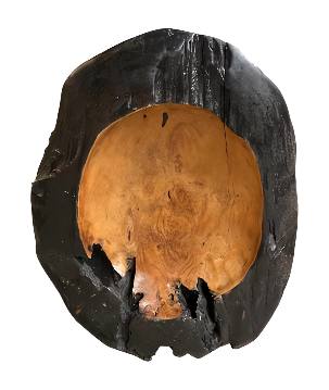 Organic teak bowl bl.nat. D40cm(80480)