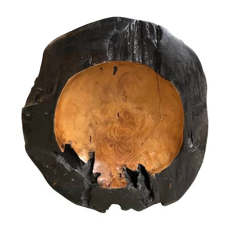 Organic teak bowl bl.nat. D40cm(80480)