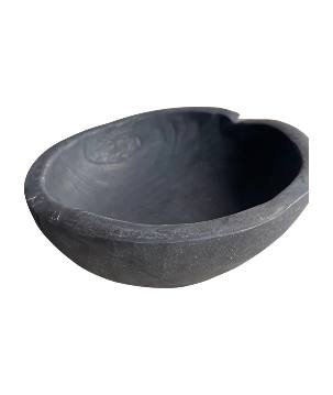 Bowl smooth black L (80483)