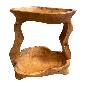 Etagere teak D28H27cm(80487)