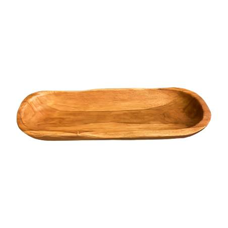 Tray bowl teak 47x20cm(80488)