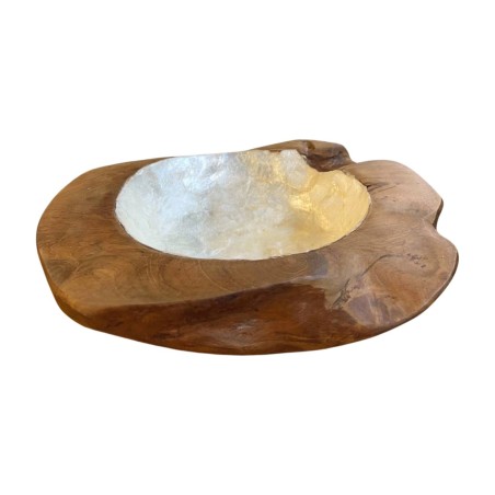 Schaal schelp parelmoer D30 cm (80297)